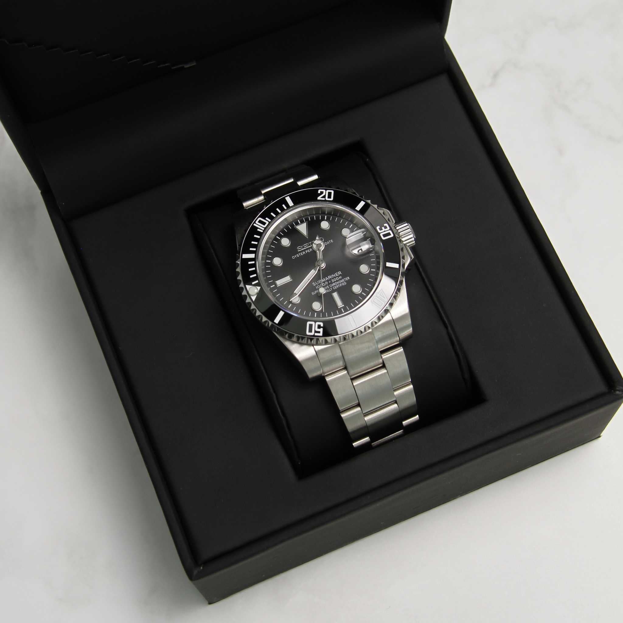 SEIKO MOD SUBMARINER | BLACK DATE