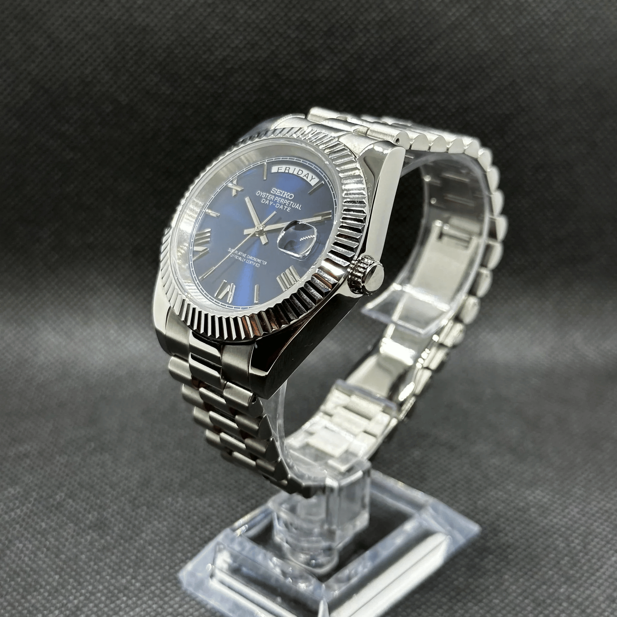 SEIKO MOD DAYDATE | BLUE