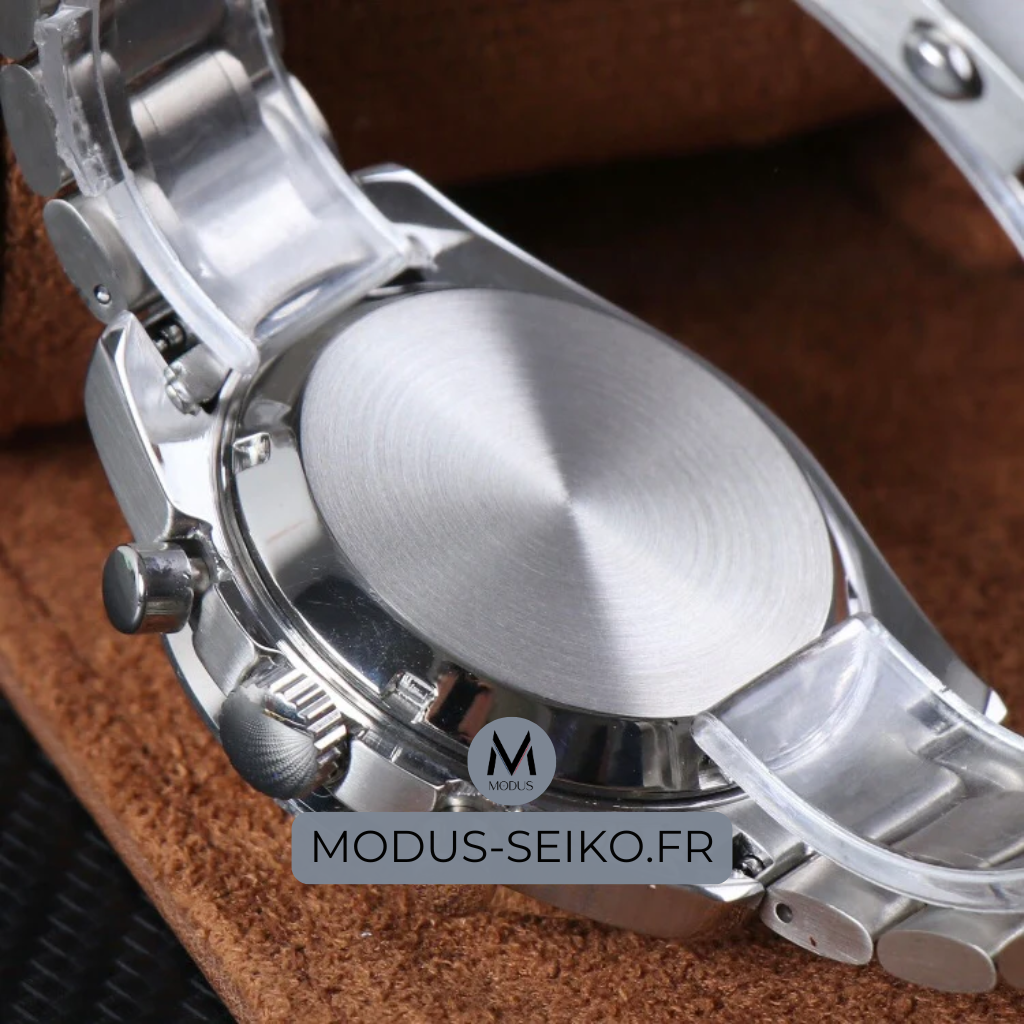 SEIKO MOD SPEEDMASTER | MOONWATCH BLACK WHITE