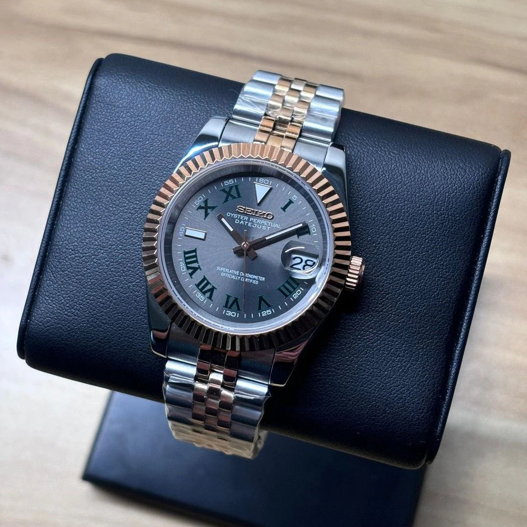 SEIKO MOD DATEJUST | WIMBLEDON TWO-TONE