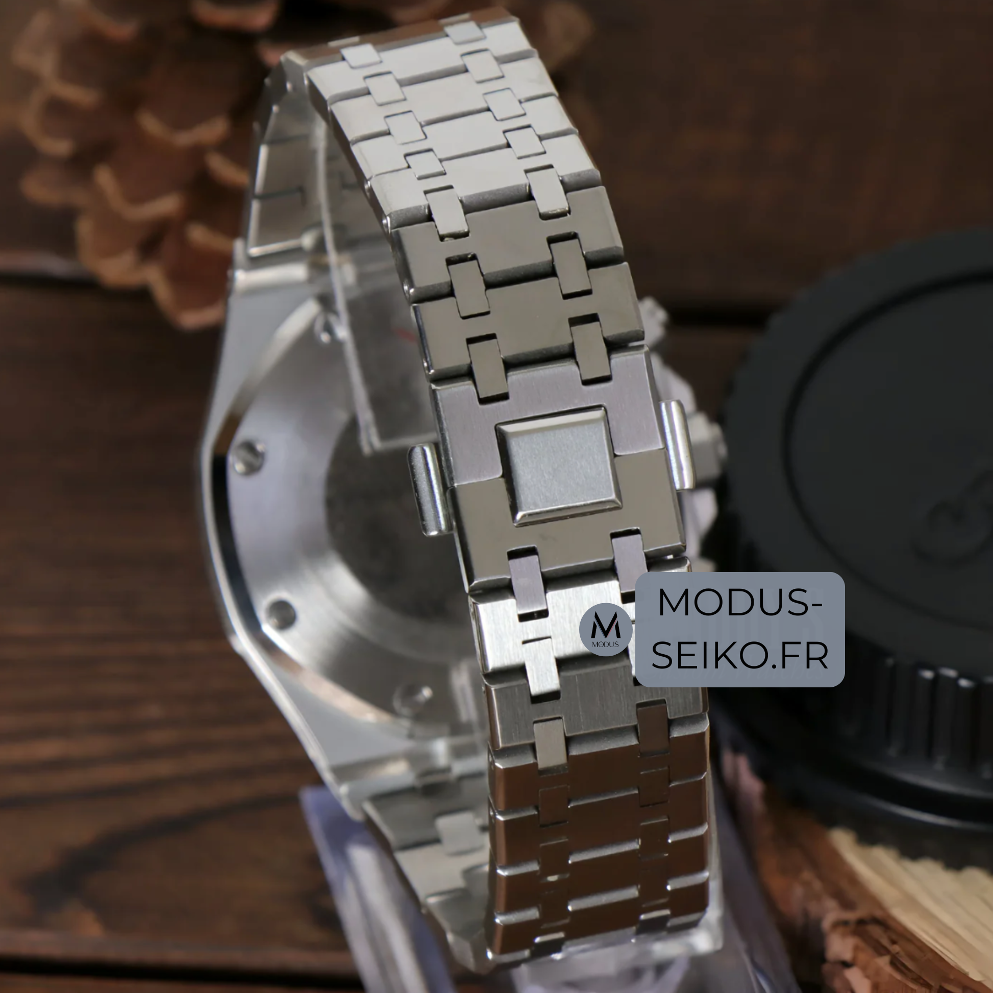 SEIKO MOD ROYAL OAK | CHRONOS BLACK