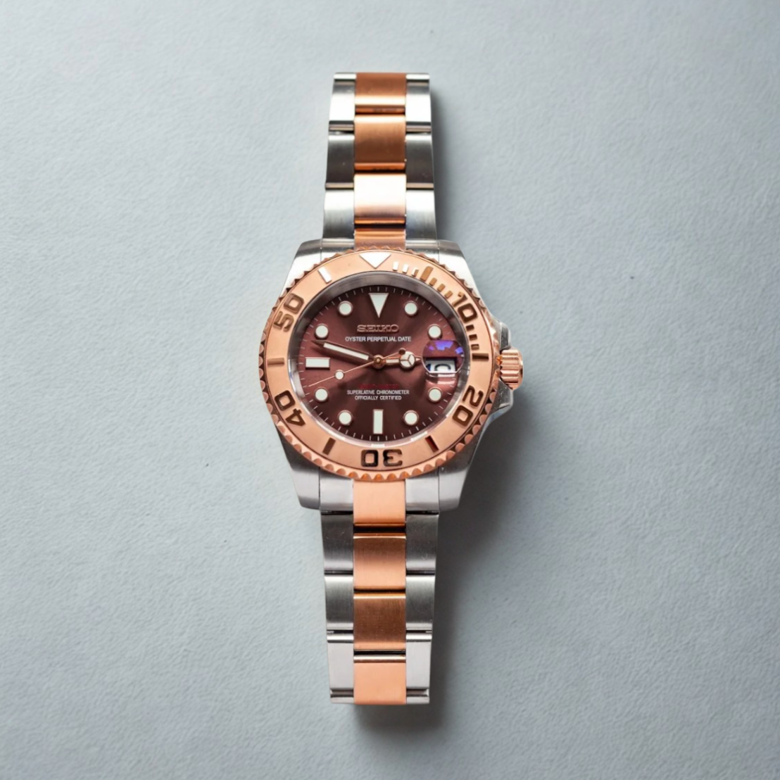 SEIKO MOD YACHTMASTER | ROSE GOLD