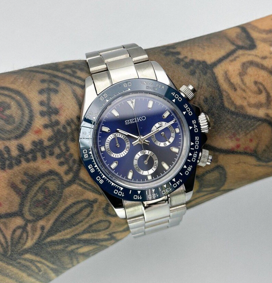 SEIKO MOD DAYTONA | BLUE