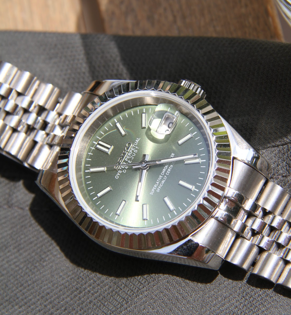SEIKO MOD DATEJUST | KHAKI