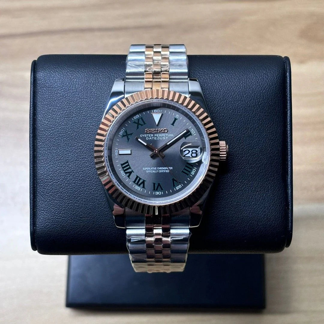 SEIKO MOD DATEJUST | WIMBLEDON TWO-TONE